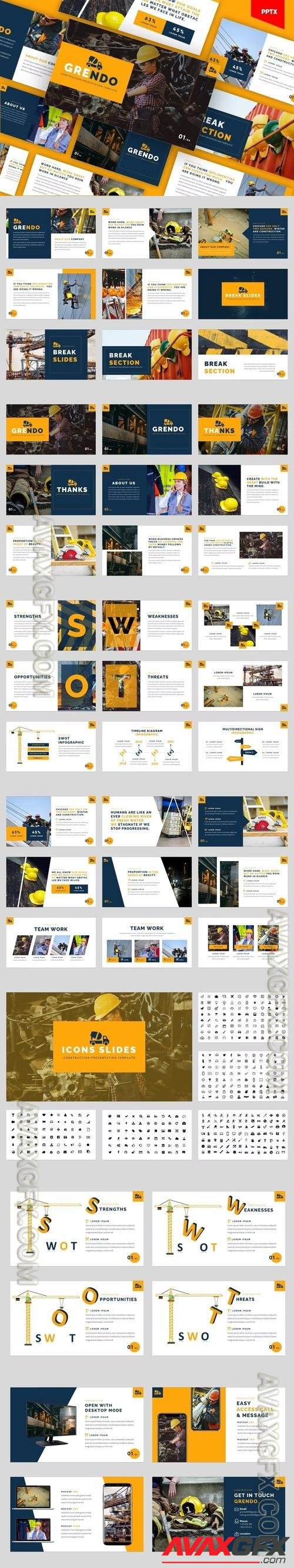 Grendo - Construction Powerpoint Template