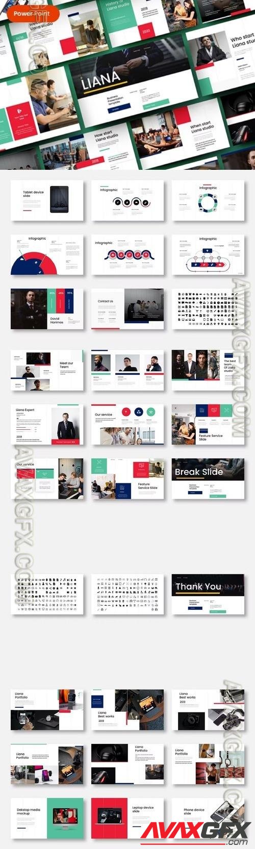 Liana Business PowerPoint Template