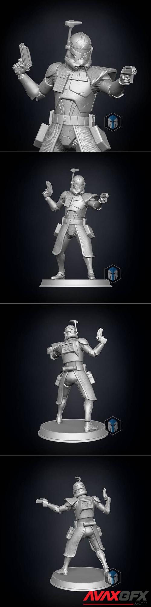 Captain Rex Figurine - Guardian – 3D Print