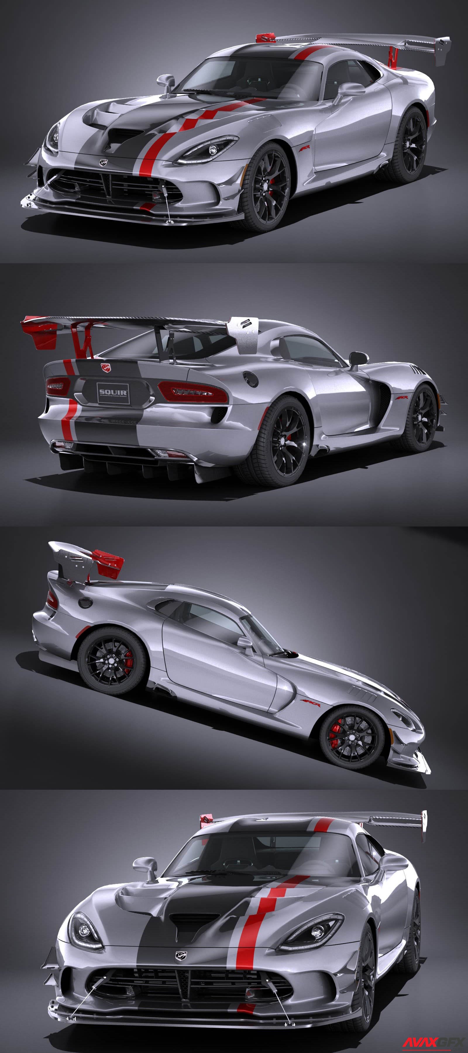 Dodge Viper ACR 2016 3D