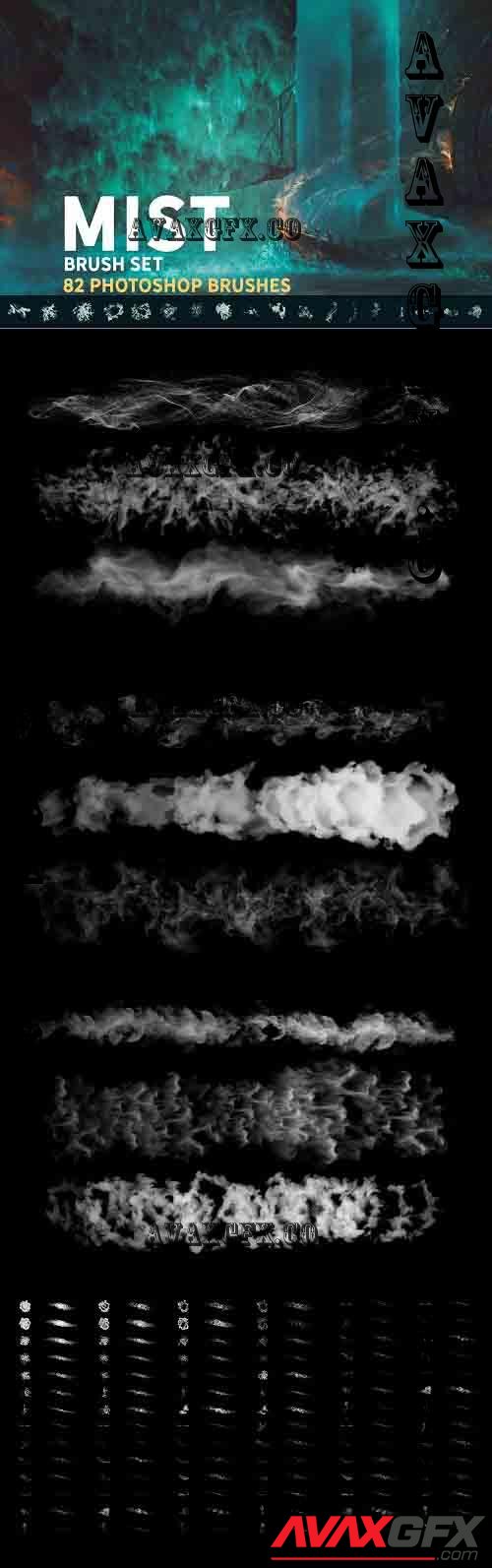 Mist Photoshop brush set - 5273668