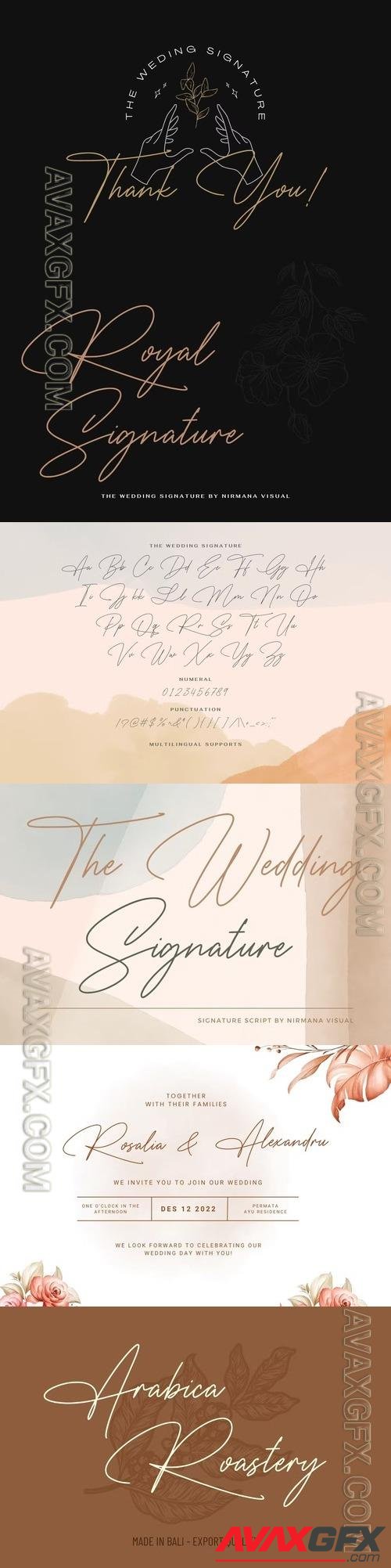 The Wedding Signature - Elegant Script LFH2U8K