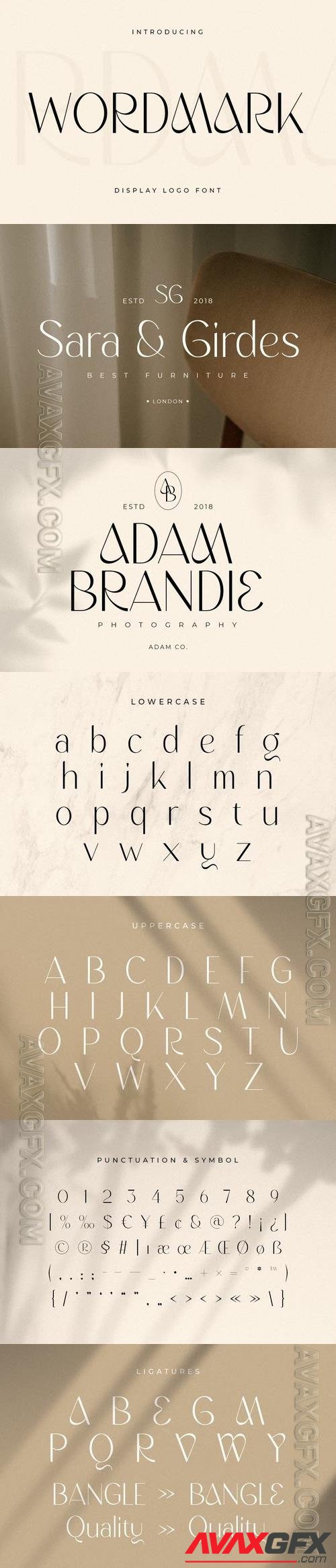 Wordmark - Display Logo Font CH48Q9U