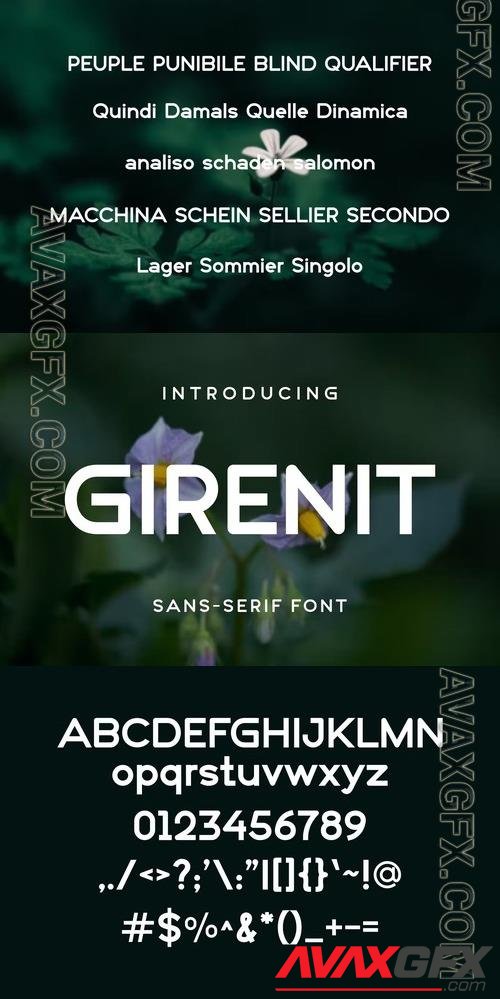 Girenit Font MUCY3WK