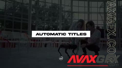 Automatic Titles 1.0 | After Effects 38680885