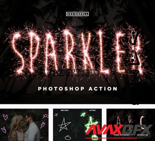 Sparkler Photoshop Action - KPAGWEE