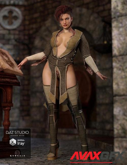 Zodiac Sorceress Outfit for Genesis 3 Female(s)