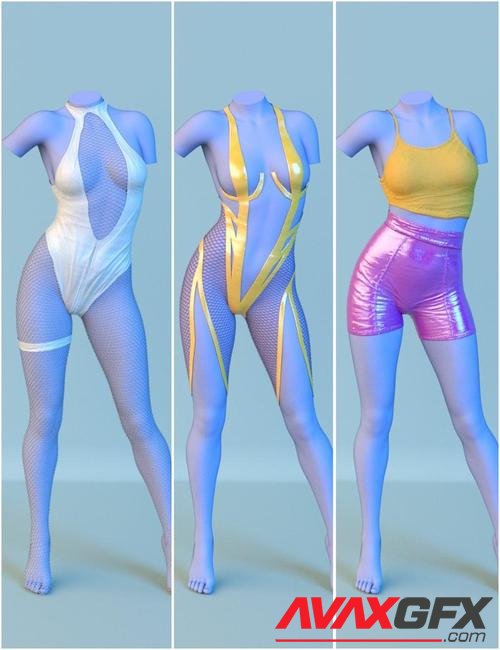 SPR Attractive Underwear Collection Part II for Genesis 8.1 Female