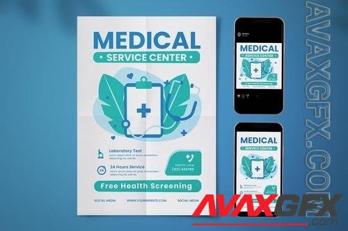 Medical Service Flyer Set