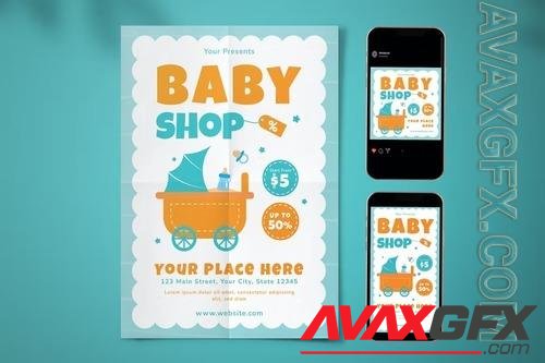 Baby Shop Flyer Set