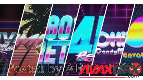 80s VHS Logo Title Intro Pack 13046799