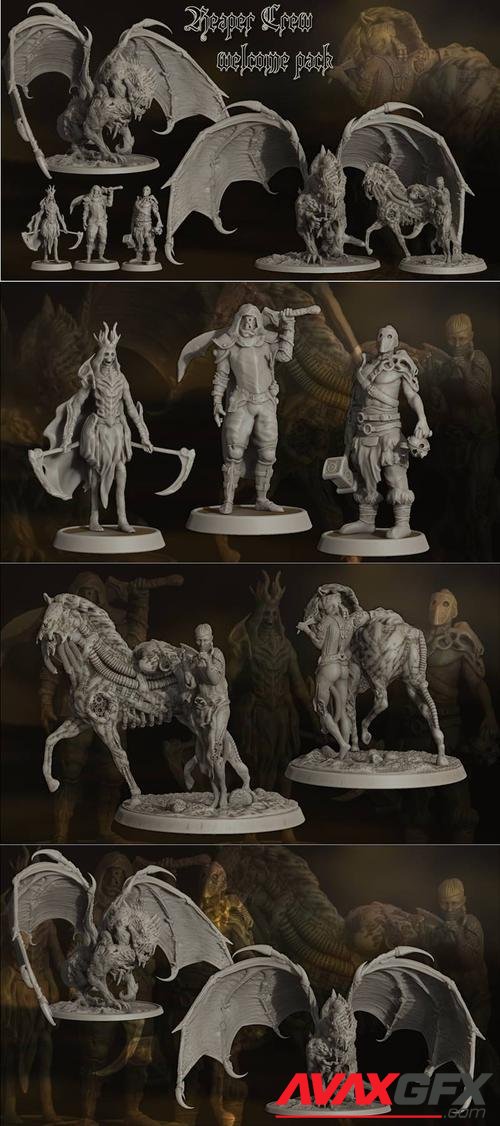 Realsteone Miniatures Welcome Pack – 3D Print