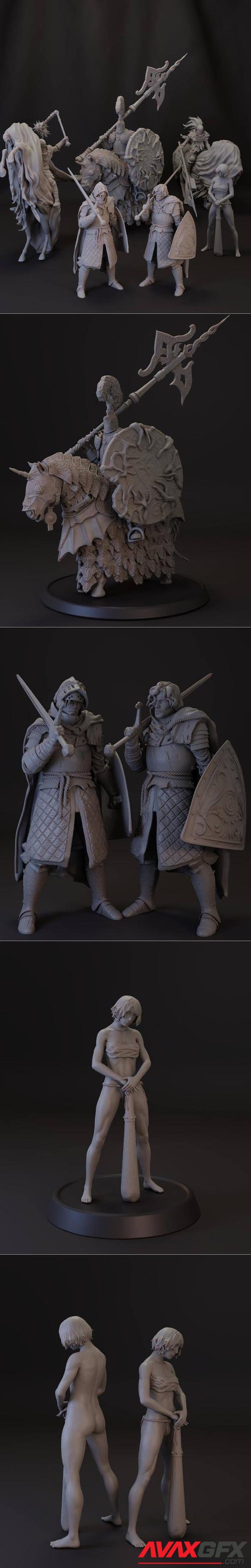 Realsteone Miniatures April 2022 – 3D Print