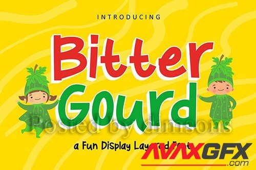 Bitter Ground - Fun Display Font