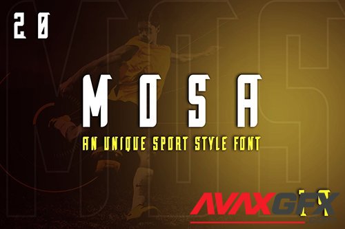 Mosa Exclusive Display Font