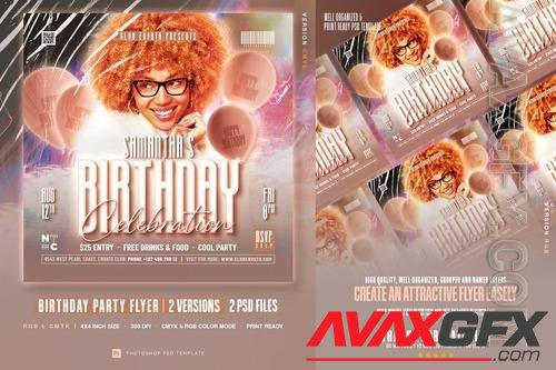 Birthday Party Flyer WTBVHAA