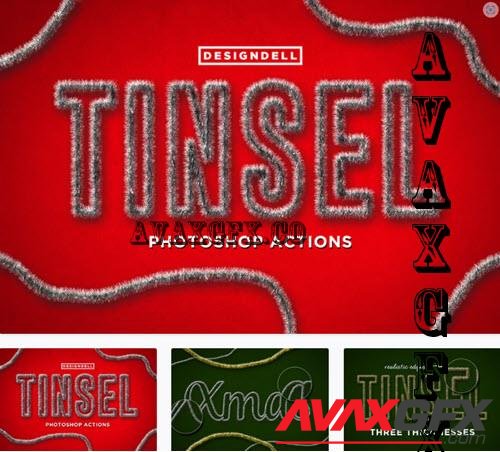 Tinsel Photoshop Action - H7C42TD