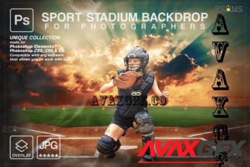 Baseball Backdrop Sports Digital V51 - 7394659
