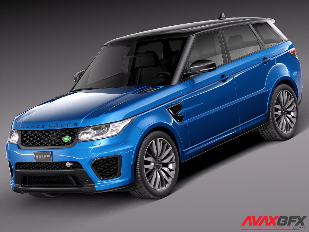 Land Rover Range Rover Sport SVR 2015 3D