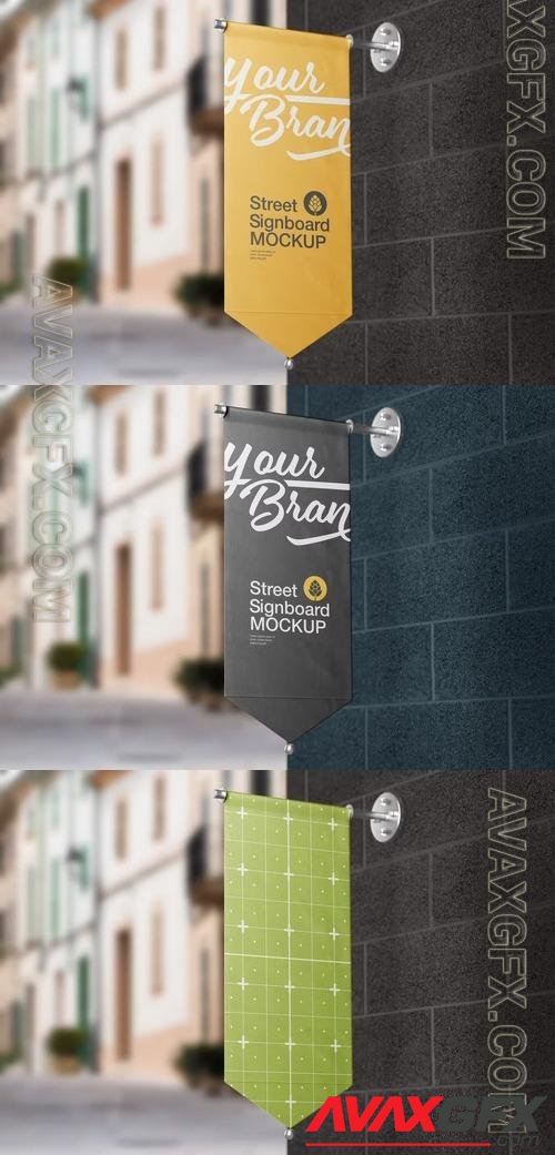 Street Banner Mockup