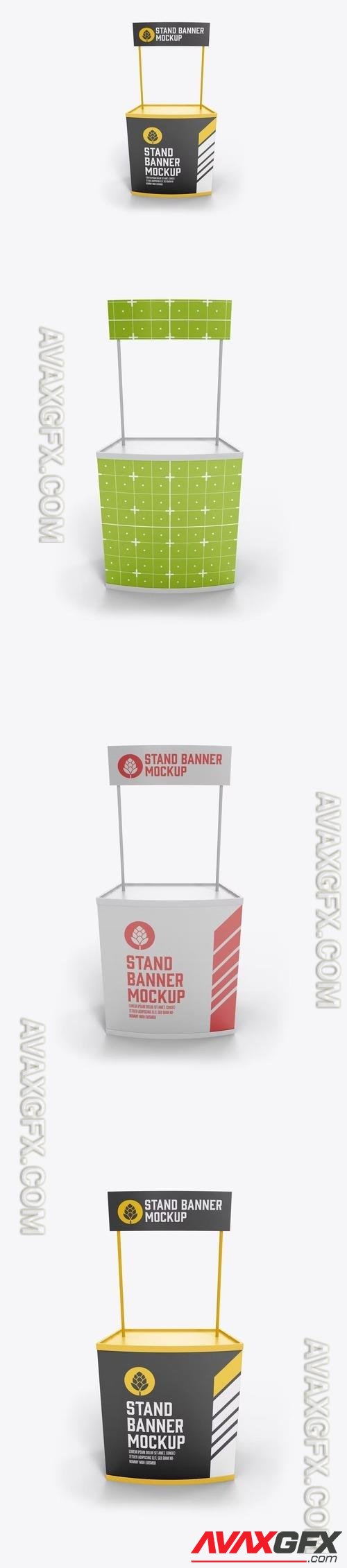 Promo Stand Banner Mockup