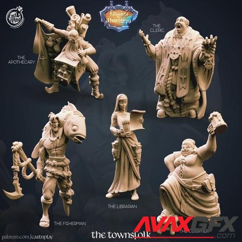 Townsfolk Pack – 3D Print