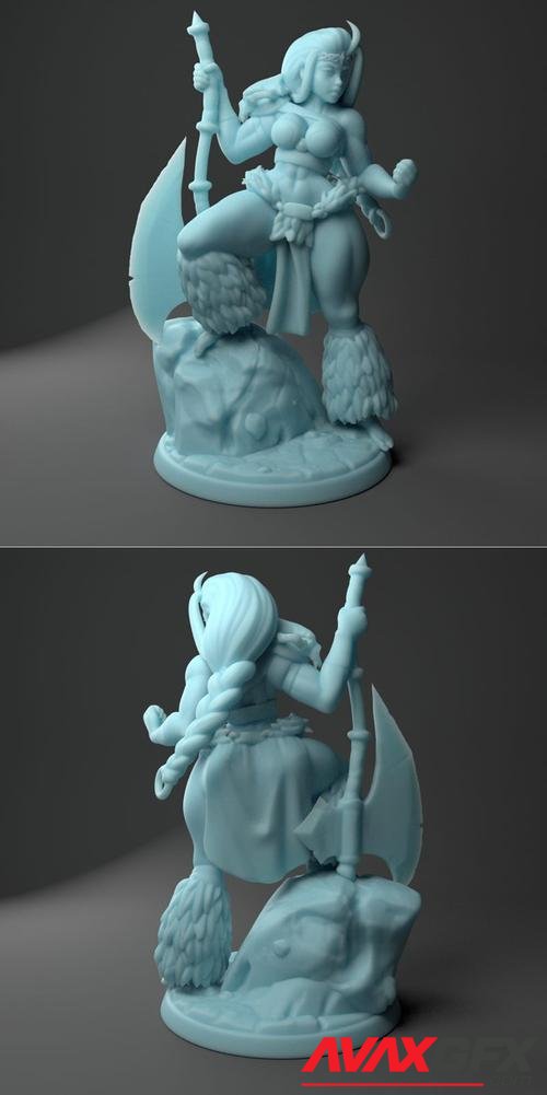 Skadi The Human Barbarian – 3D Print