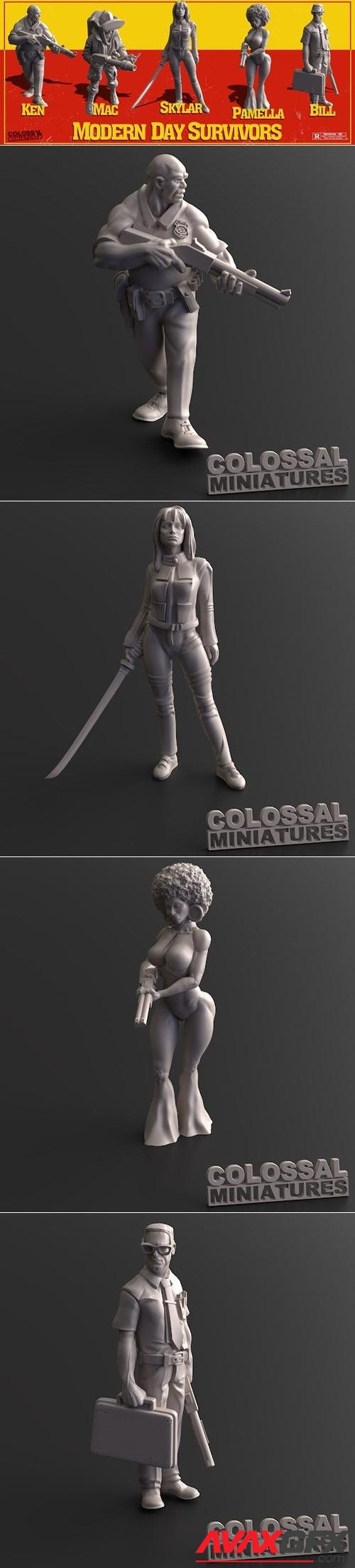 Modern Day Survivors Series 01 – 3D Print