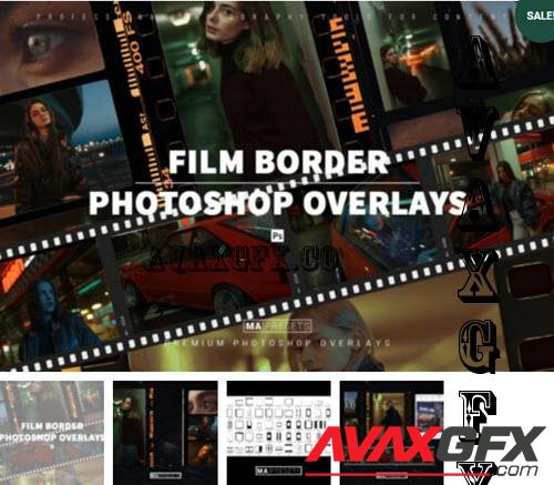 75 Film Frame Border Overlays