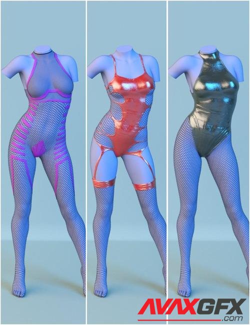 SPR Attractive Underwear Collection Part III for Genesis 8.1 Female