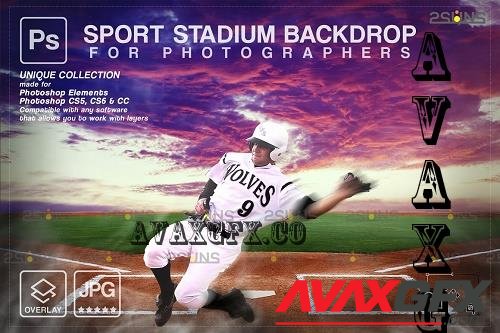 Baseball Backdrop Sports Digital V61 - 7394987