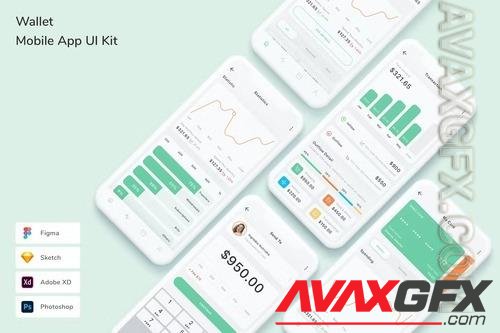 Wallet Mobile App UI Kit RCMHJFY