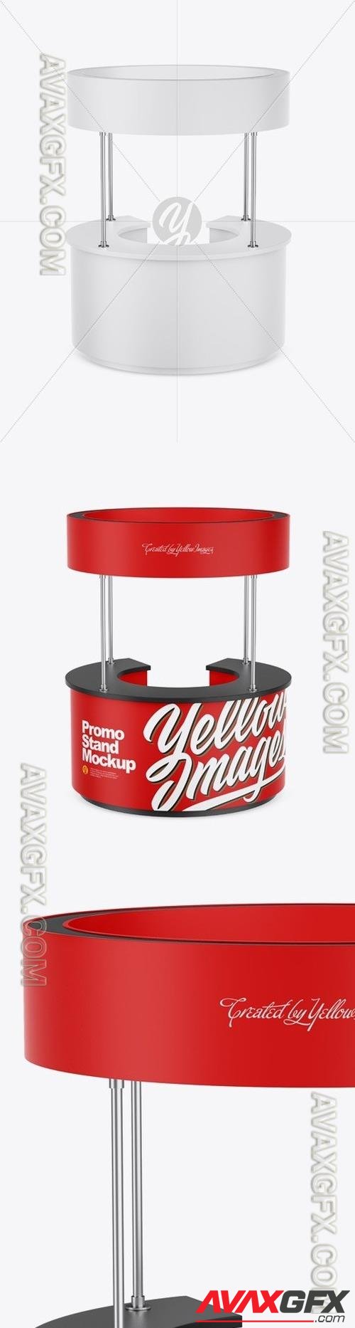 Matte Promo Stand Mockup 50907 TIF