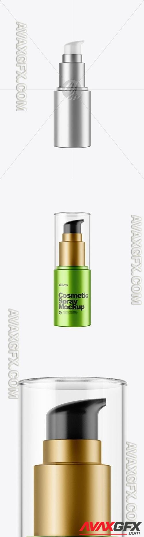 Metallic Cosmetic Spray Mockup 50639 TIF