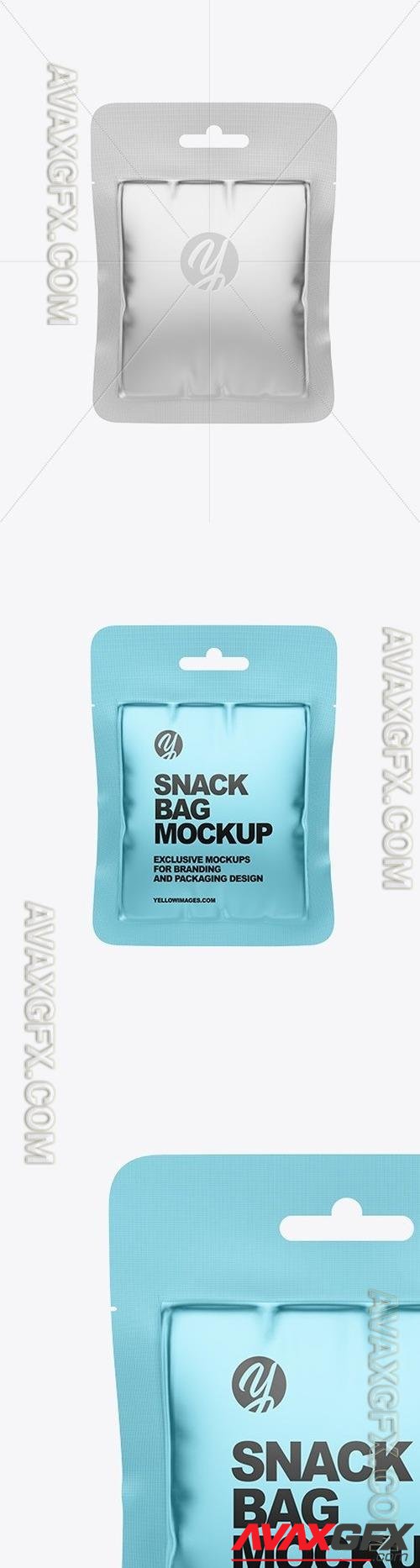 Matte Metallic Snack Bag Mockup 50541 TIF