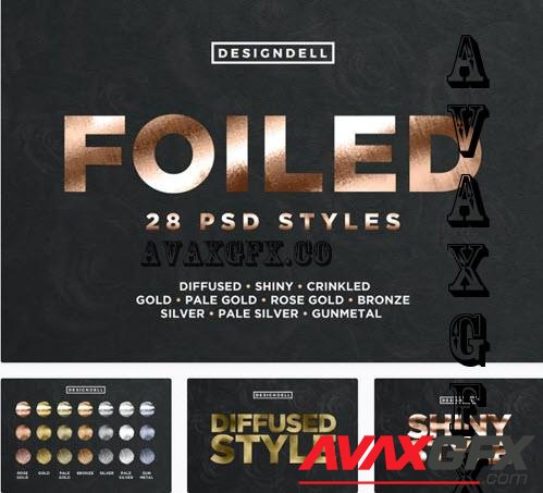 Foil Photoshop Layer Styles - 2P9CRDD