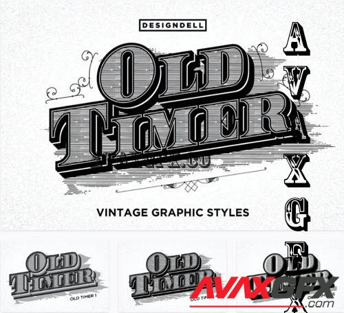 Old Timer Vintage Graphic Styles - 106925