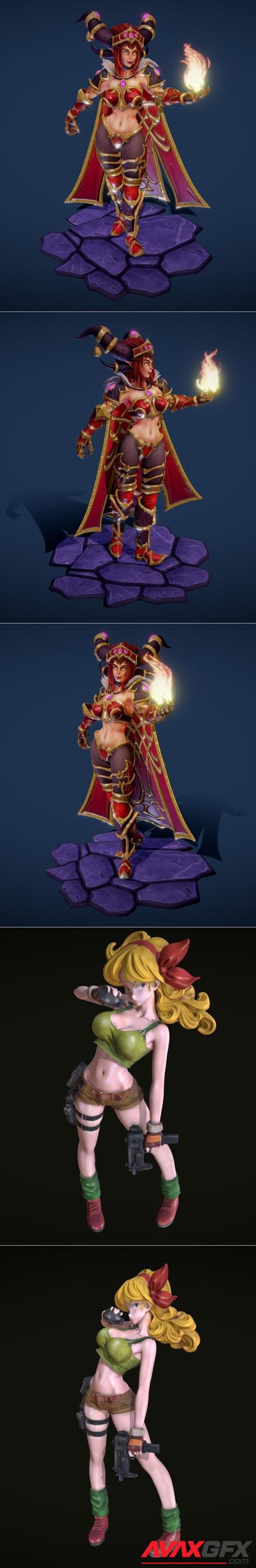 Alexstrasza from World Of Warcraft Fan Art and Dragonball Lunchi – 3D Print