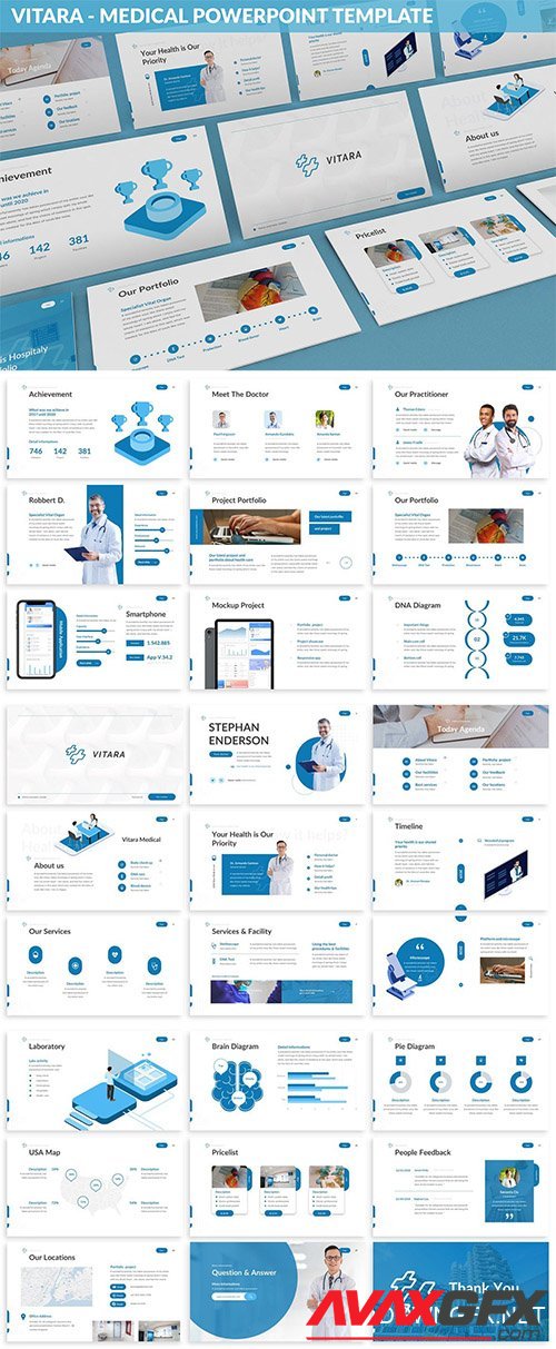 Vitara - Medical Powerpoint Template