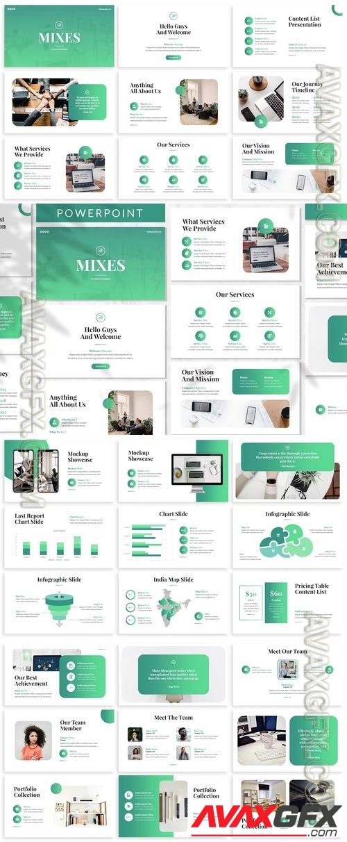 Mixes - Business Powerpoint Template