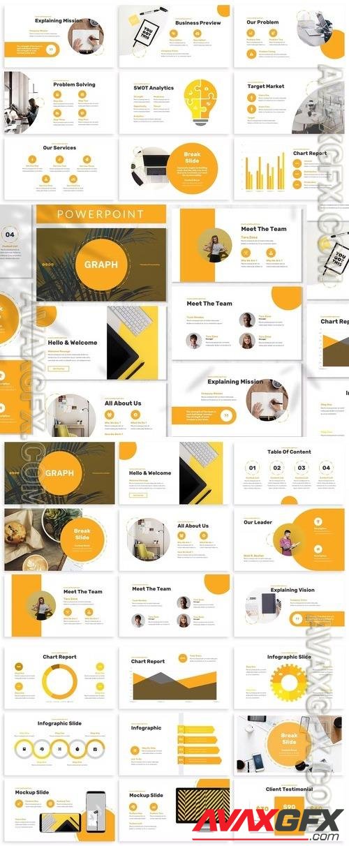 Graph - Business Powerpoint Template