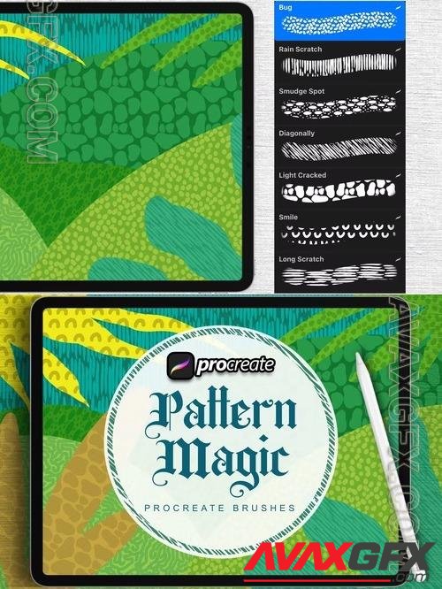 Magic Pattern Texture Brush Procreate