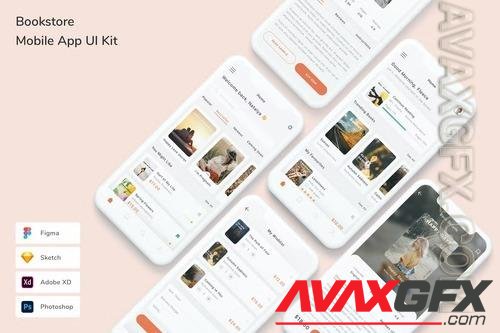 Bookstore Mobile App UI Kit
