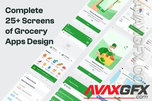 Complete Modern Grocery Apps UI Kit