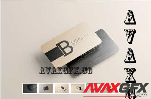 Metal Business Card Mockups - 7411794