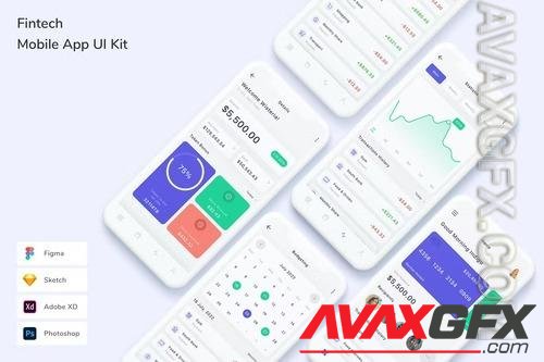 Fintech Mobile App UI Kit