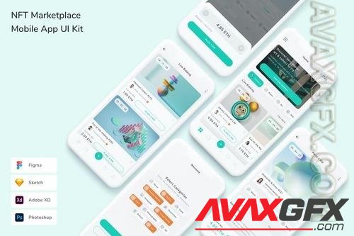 NFT Marketplace Mobile App UI Kit