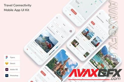 Travel Connectivity Mobile App UI Kit