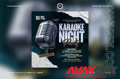 Karaoke Night Flyer 6ZAUXMZ