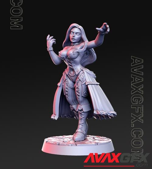 Mara - Vampire Girl 3D Print